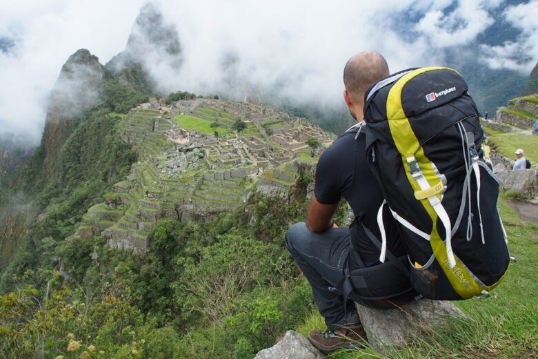 Hiking to Machu Picchu, Peru