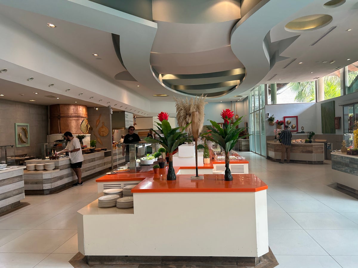 Iberostar Selection Bavaro Suites has a clean and varied buffet