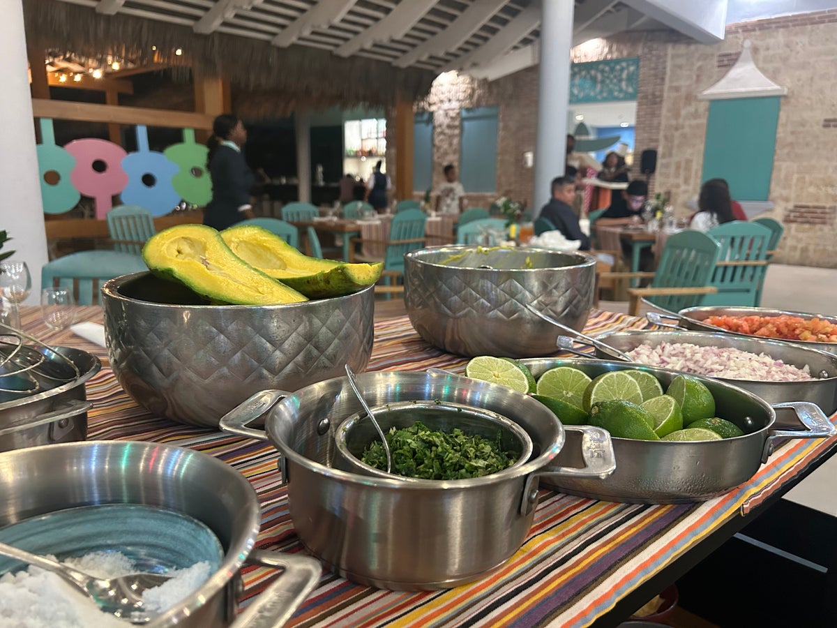 Iberostar Selection Bavaro Suites guacamole station