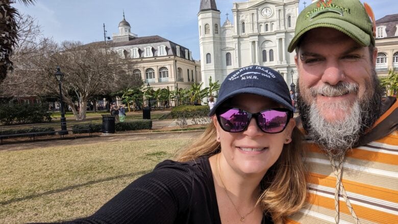 Jackson Square in the French Quarter of New Orleans