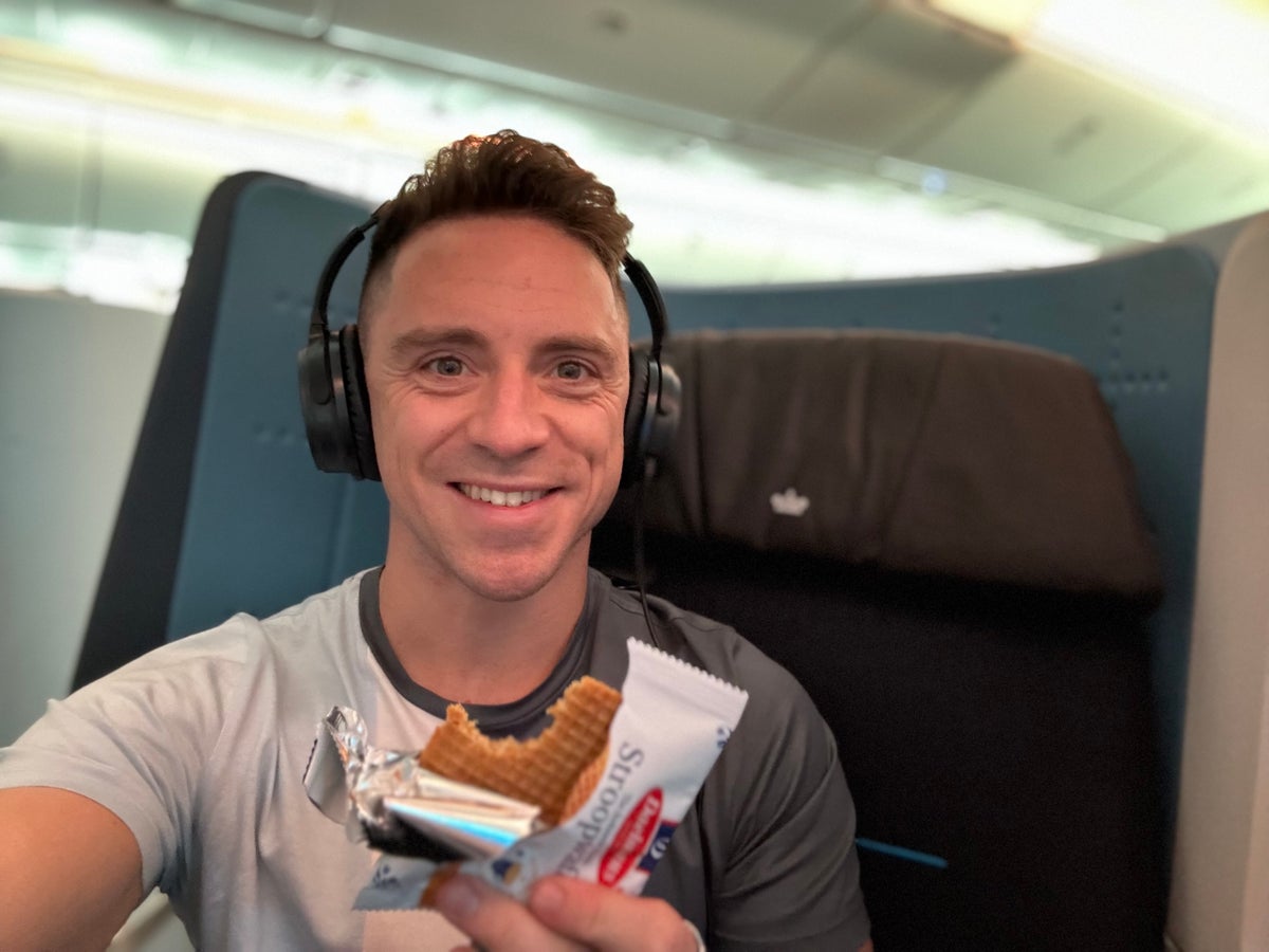 KLM World Business Class Stroopwafel