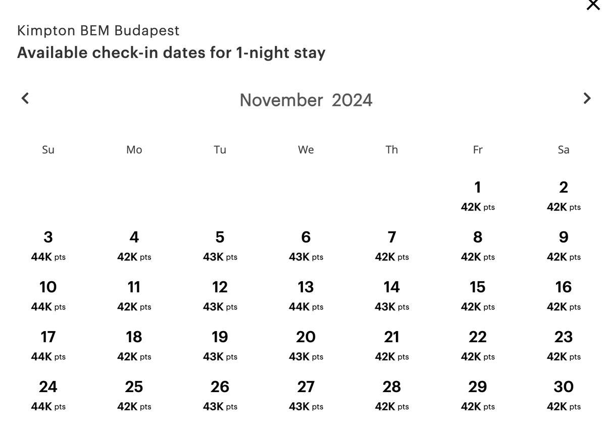 Kimpton BEM Budapest Award Rates