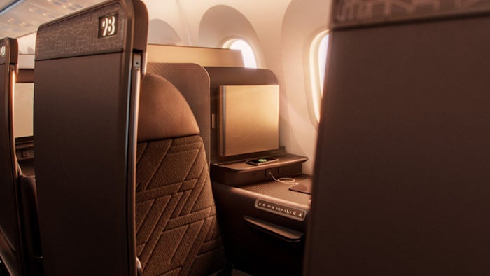 Korean Air B787 10 Prestige Suites 2 seat view Korean Air B787 10 Prestige Suites 2 seat view