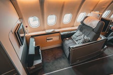 Lufthansa First Class seat