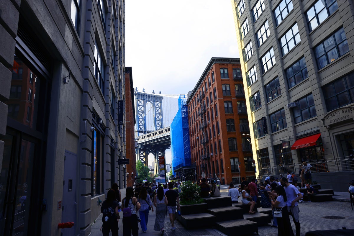 Manhattan Bridge DUMBO Washington Street