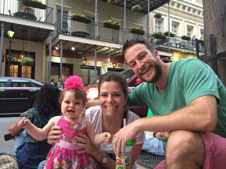 Mardi Gras in New Orleans as a family