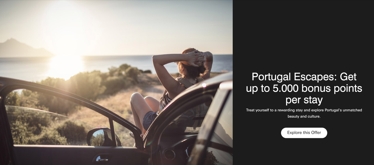 Marriott 5000 points promotion Portugal