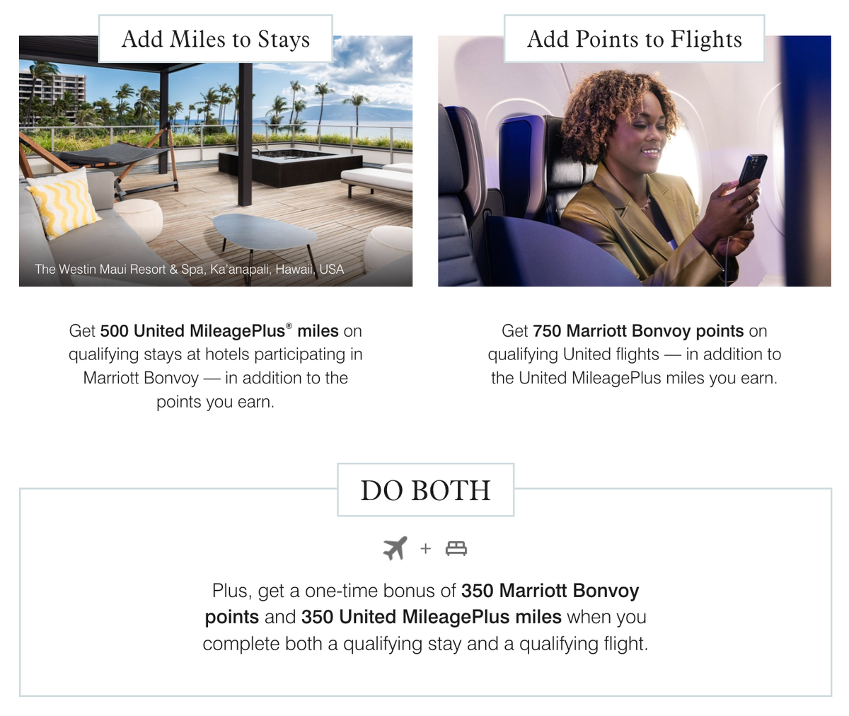 Marriott United double earning promotion