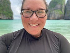 Maya Bay at Phi Phi Islands in Thailand.