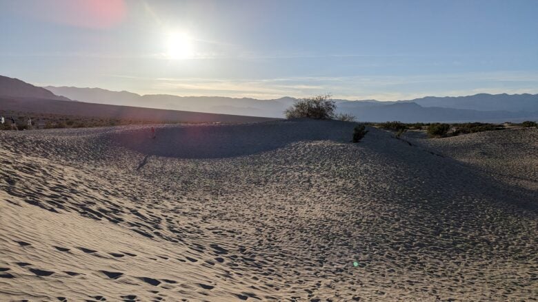 Mesquite Flat Sand Dunes at Death Valley National Park