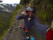 Mountain Biking the Death Road, Bolivia