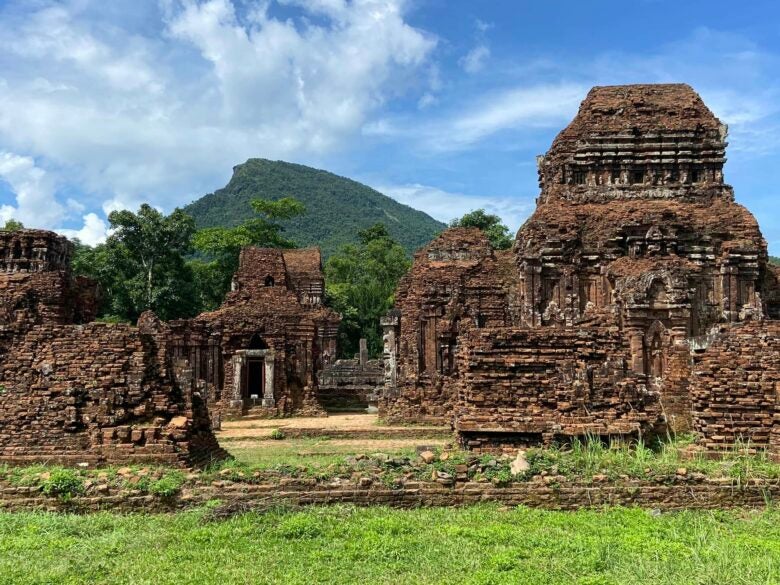Shaiva Hindu temples at Mỹ Sơn Sanctuary in Vietnam.