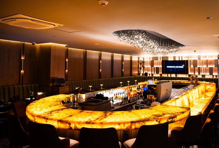 New Amex Centurion Lounge MEX bar New Amex Centurion Lounge MEX bar