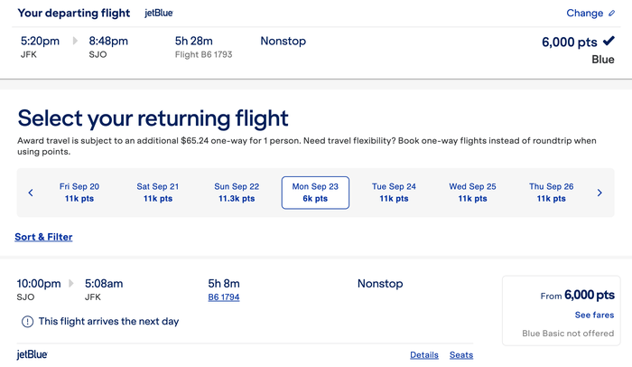 New York to San Jose Points New York to San Jose Points