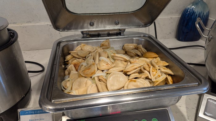 PIT The Club lounge food and beverage pierogis PIT The Club lounge food and beverage pierogis