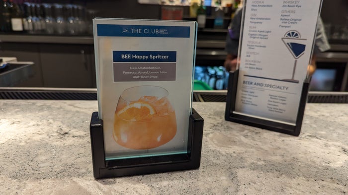 PIT The Club lounge food and beverage signature drink at the bar PIT The Club lounge food and beverage signature drink at the bar