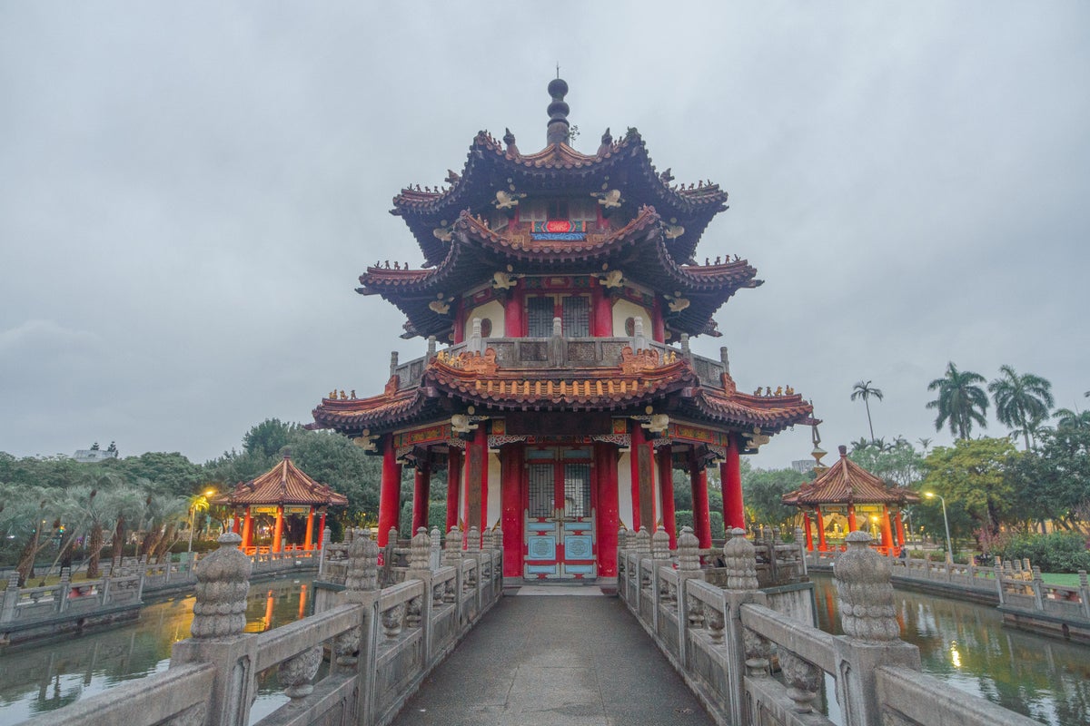 Pagoda at the 228 Peace Memorial Park. Ehsan Haque