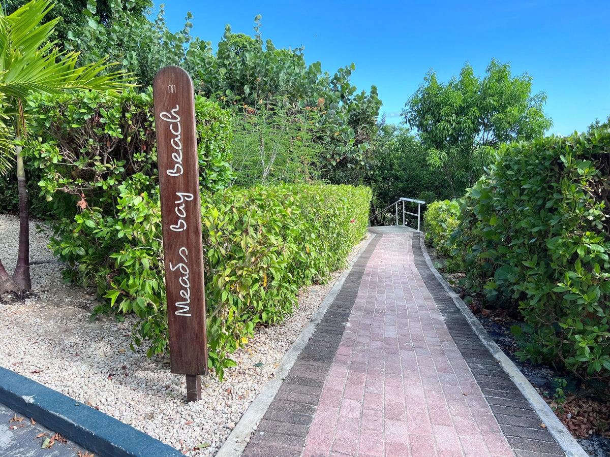 Pathway to Meads Bay Beach Anguilla