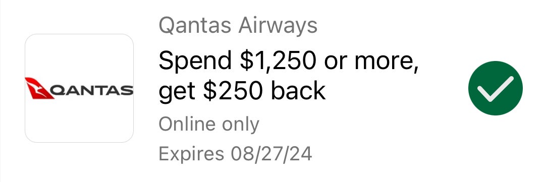Qantas Amex Offer