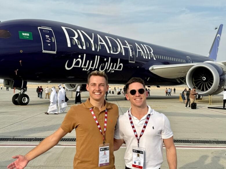 At the Dubai Airshow