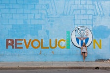 Lori in a small village in Cuba.