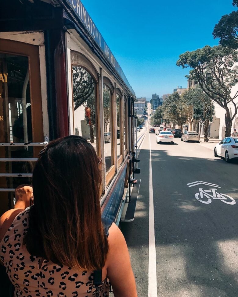 Riding the Cable Car in San Francisco