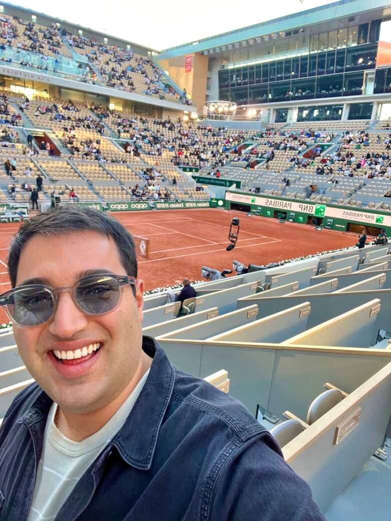 I'm a huge tennis player and fan, so scoring a ticket to Court Philippe-Chatrier at Roland Garros in Paris was a dream come true.