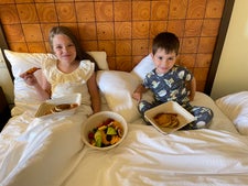 Room service never gets old