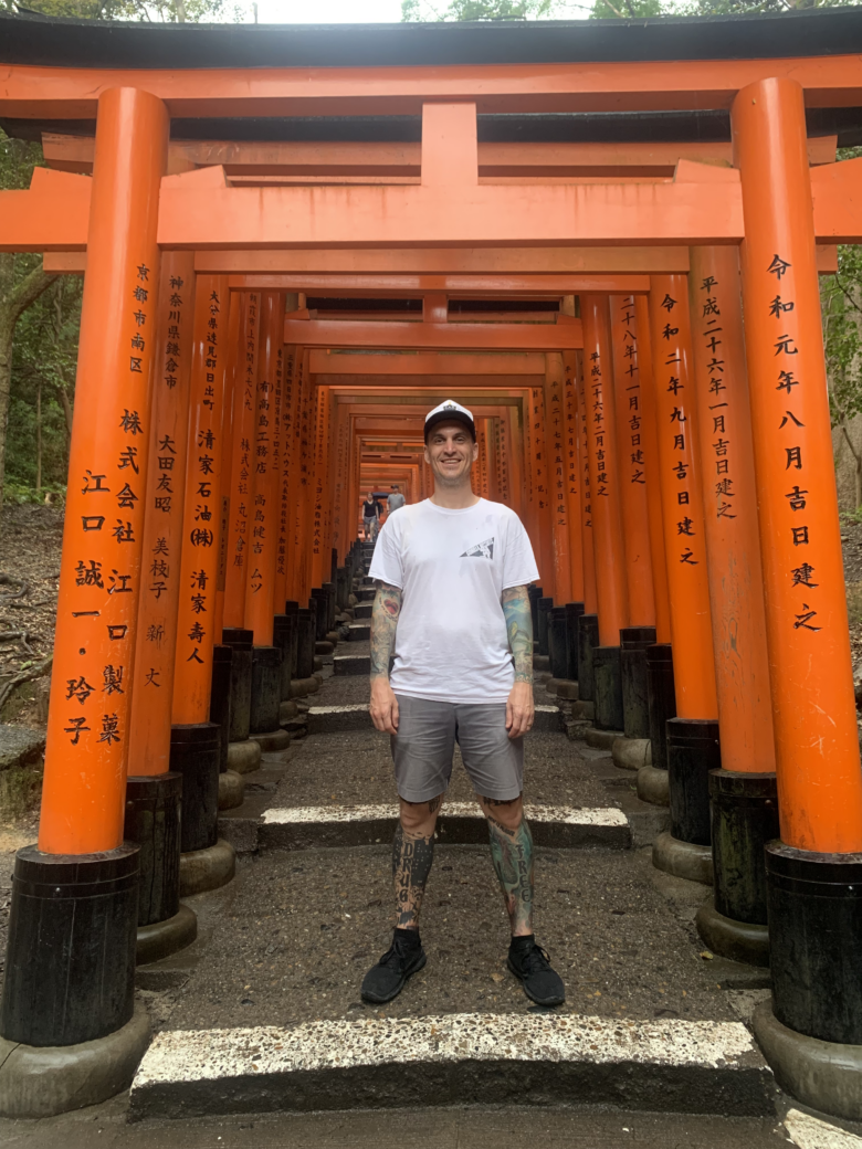 Visiting Kyoto's famous Fushimi Inari Shrine