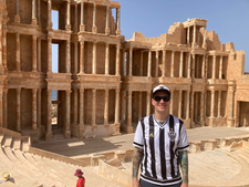 Ancient Roman ruins in Sabrata, Libya