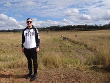 Checking out the wildlife during safari in Swaziland