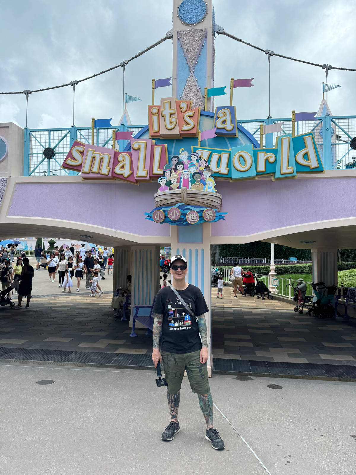 Ryan at Hong Kong Disneyland Its a Small World