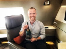 Flying Singapore Suites calls for champagne