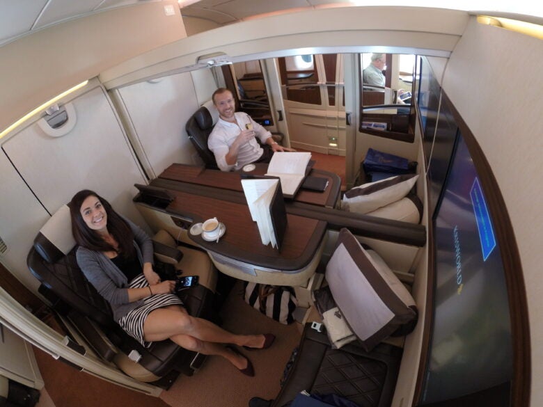 Singapore Suites is an amazing way for couples to fly