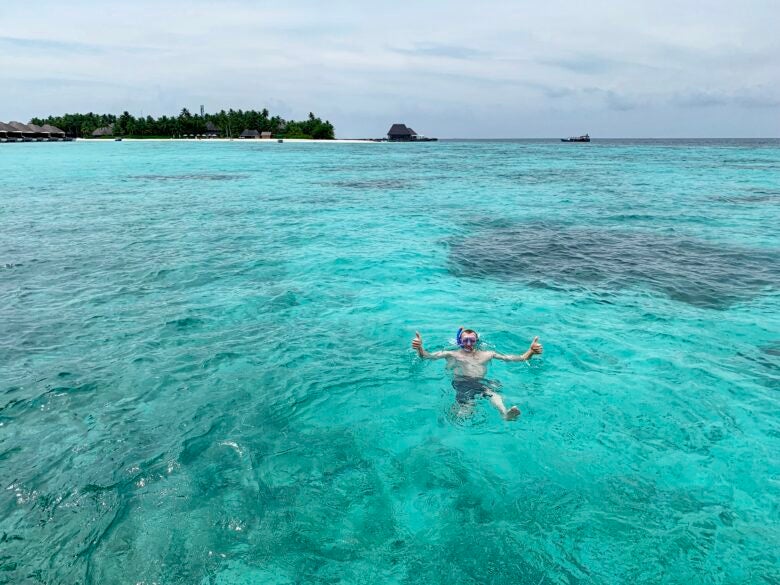 Snorkling from the Room, W Maldives