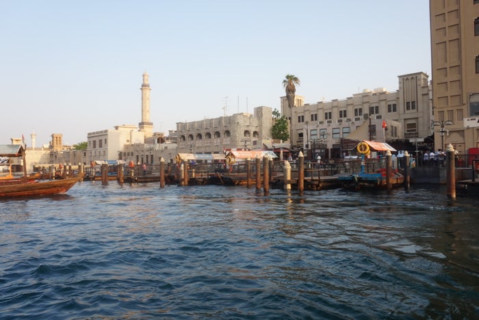 flydubai 737 800 economy Dubai skyline Souks of Old Dubai