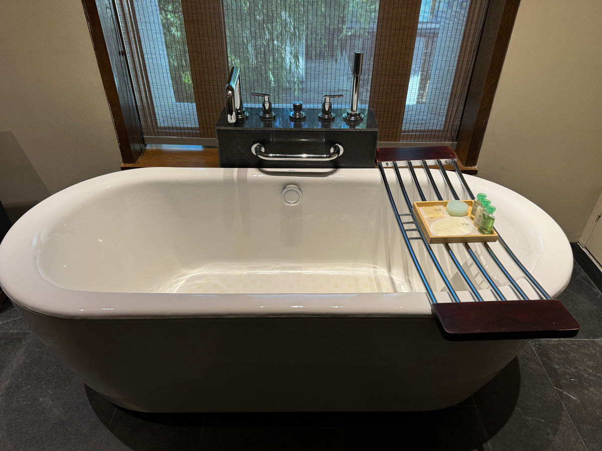 St Regis Lhasa master bathroom bath tub