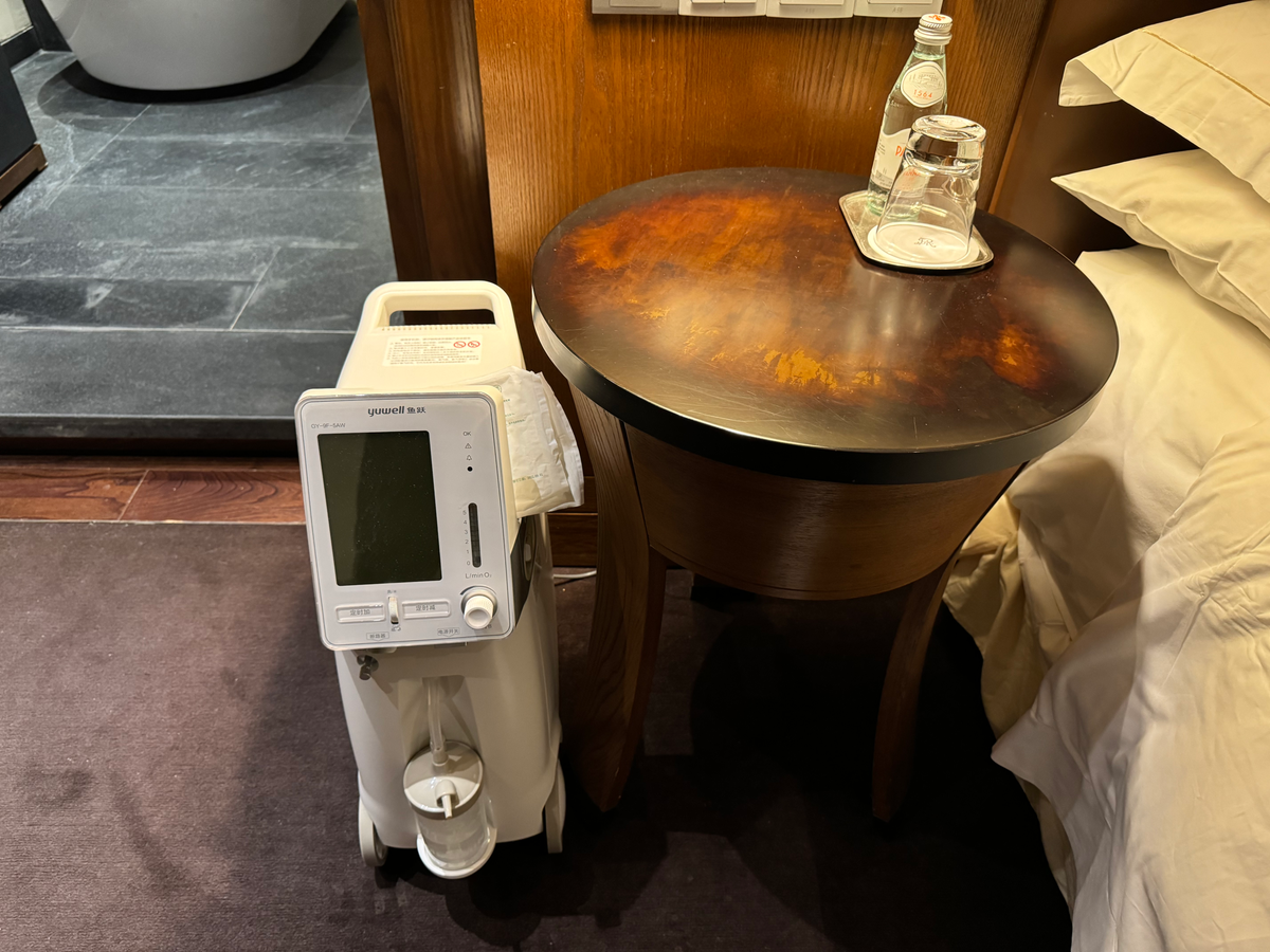 St Regis Lhasa oxygen machine