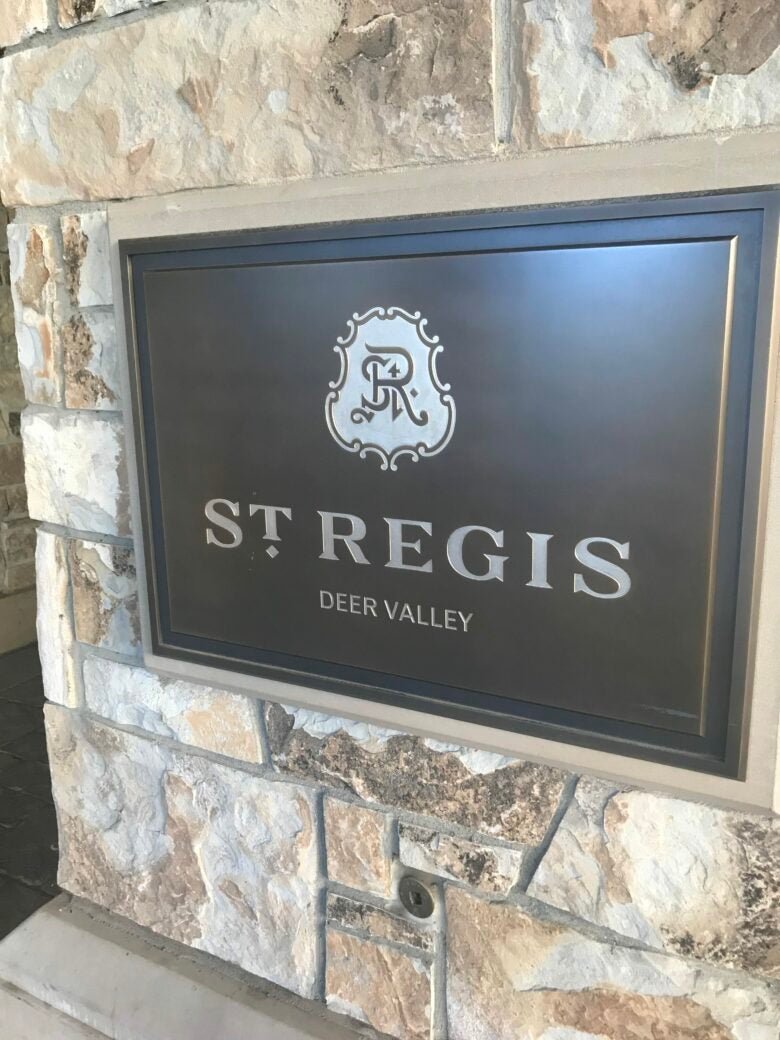 St. Regis Deer Valley Sign