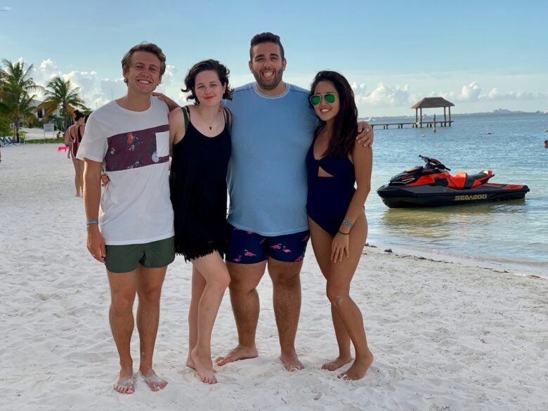 My friends and I at an all-inclusive resort in Cancun, Mexico for the weekend!