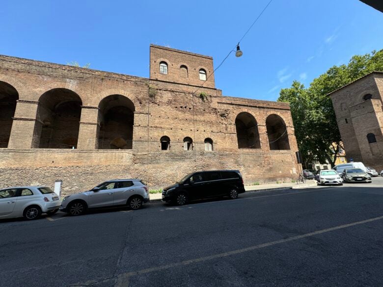 The Tribune Roman Wall