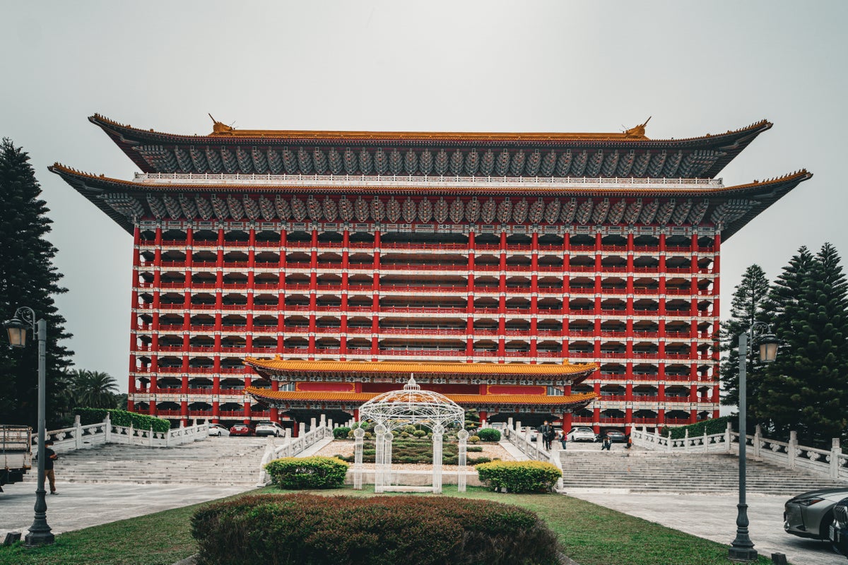 The exterior of the iconic Grand Hotel Taipei. Ehsan Haque