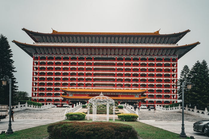 The exterior of the iconic Grand Hotel Taipei. Ehsan Haque The exterior of the iconic Grand Hotel Taipei. Ehsan Haque