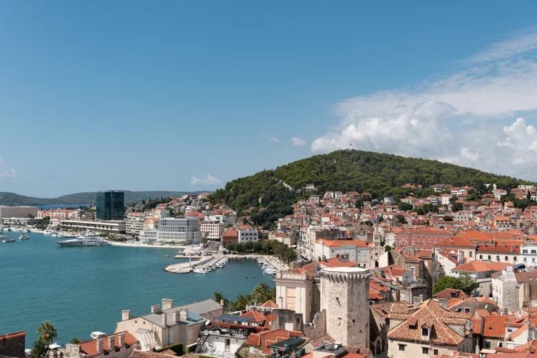 Tower views in Split, Croatia.