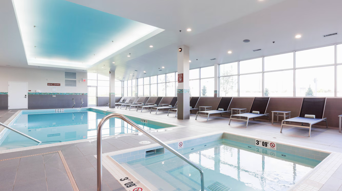 TownePlace Suites Edmonton South swimming pool and hot tub