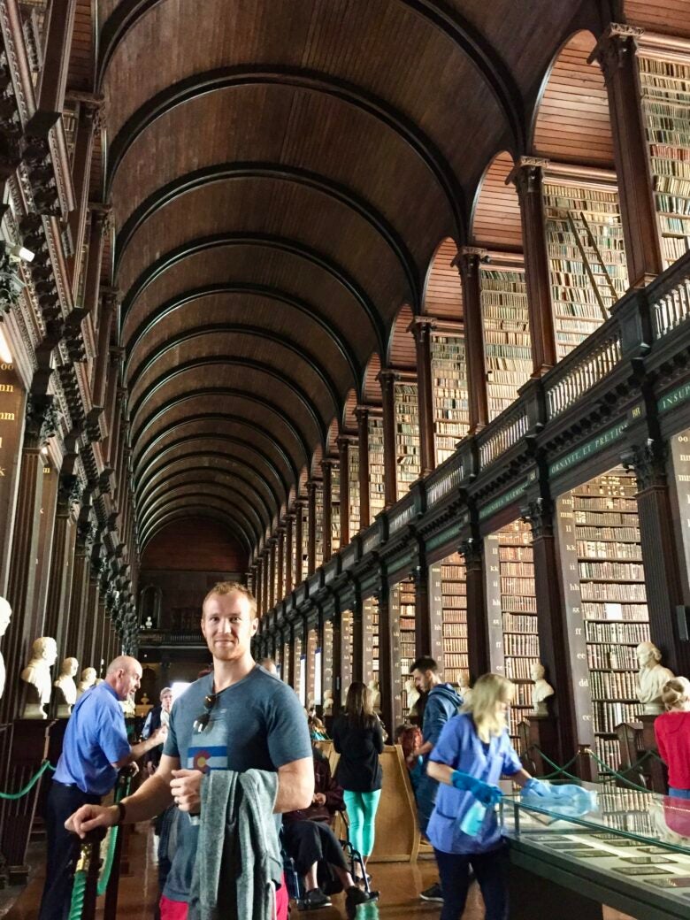 Bucket list stop at Trinity College Library in Dublin