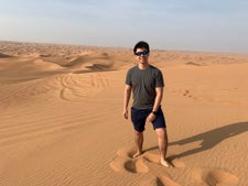 Sand dunes in Dubai