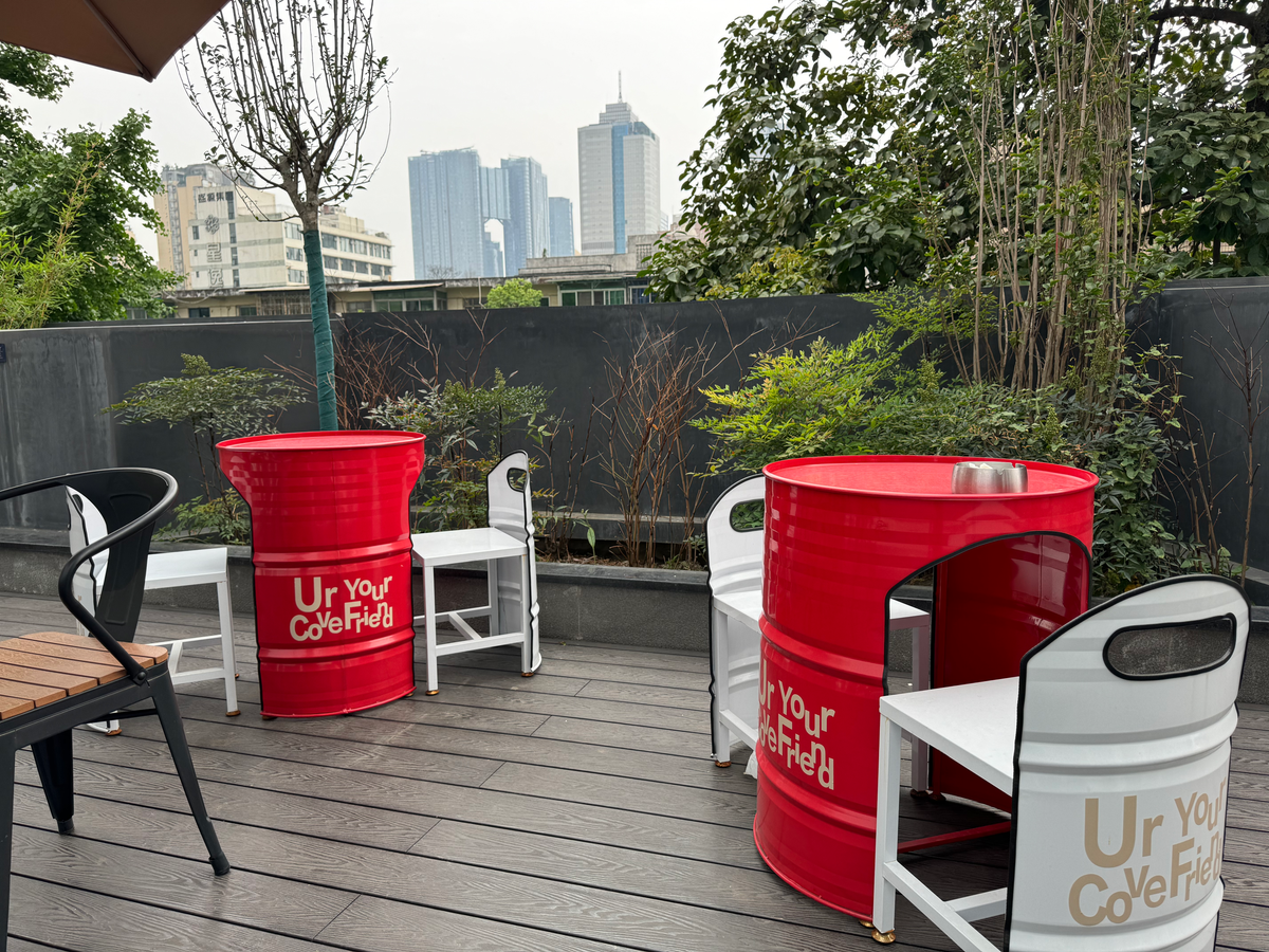 UrCove Chengdu Wenshu Monastery Taikoo Li terrace barrel seats