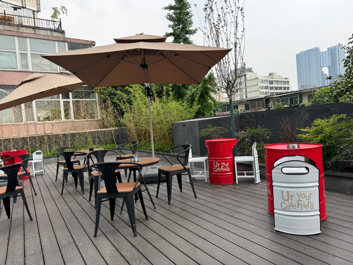 UrCove Chengdu Wenshu Monastery Taikoo Li terrace seating