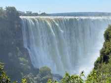 Majestic Victoria Falls from the Zimbabwe side.